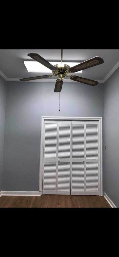 Accent wall after painting
